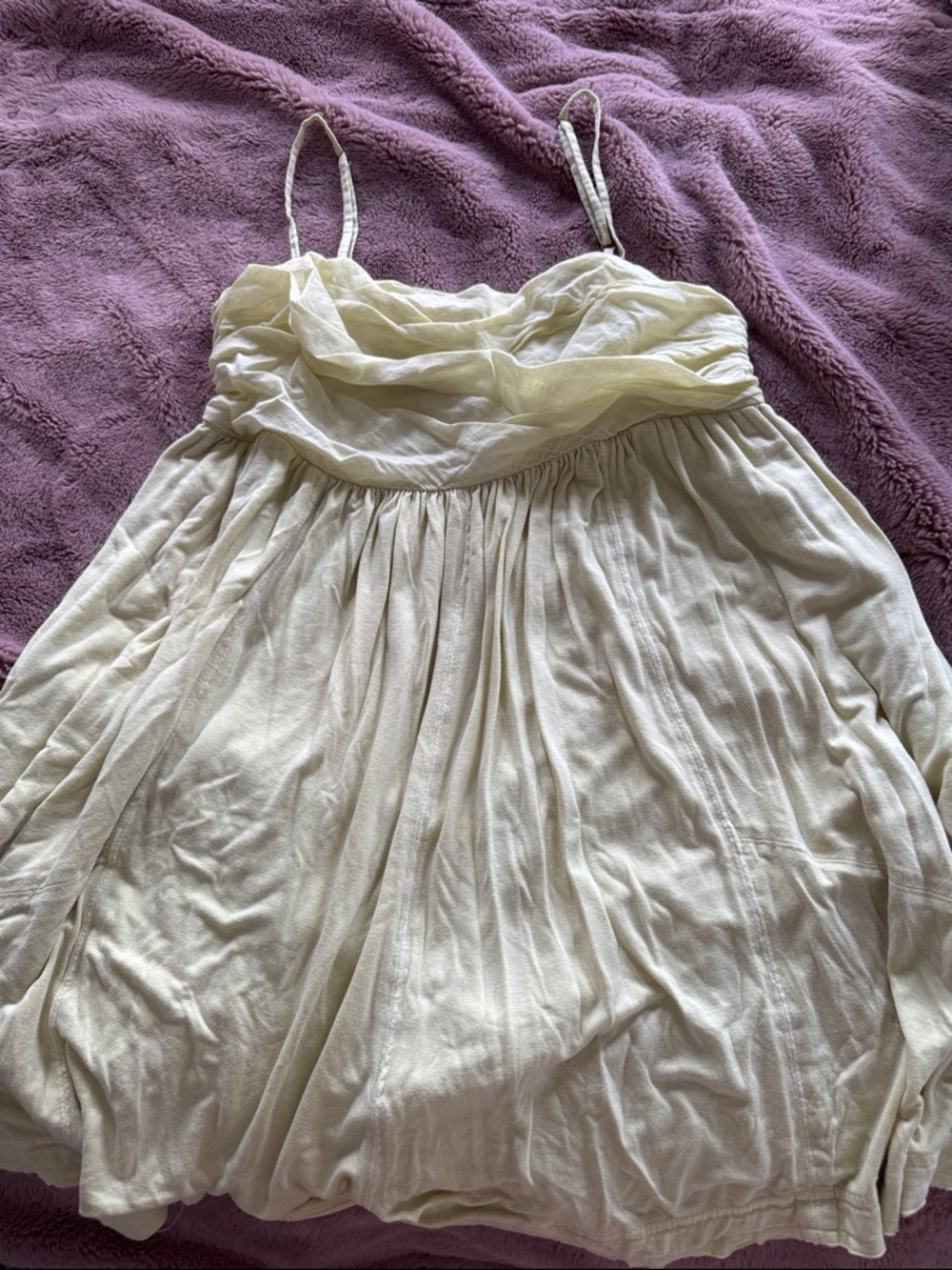 Free people yellow mini romper